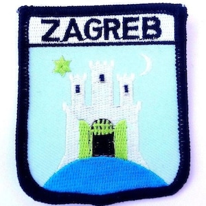 Zagreb Croatia Capital Embroidered Patch