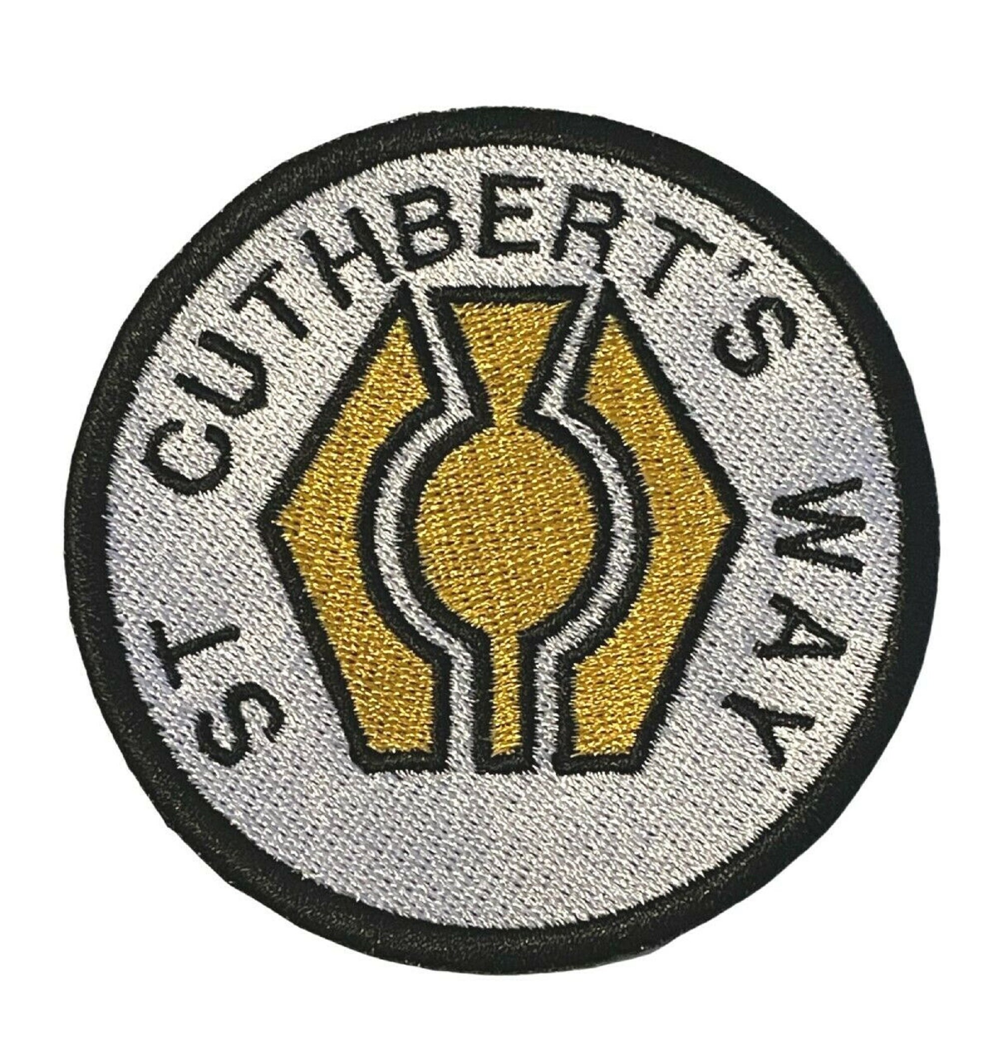 St Cuthberts Way National Trail Embroidered Sew or Iron on Patch (A)
