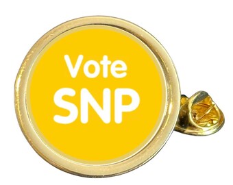 Vote SNP Politique Badge en forme de dôme plaqué or dans un sac