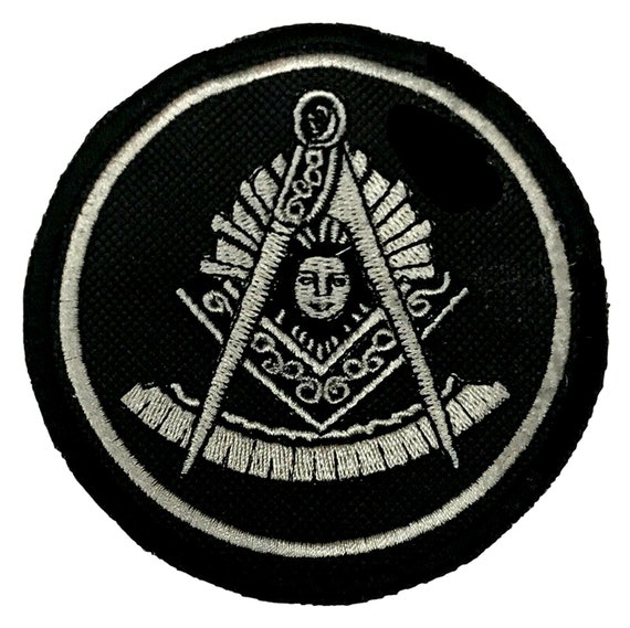 A Masonic Past Master Embroidered Sew Iron on Patch Badge A Masonic Past Master Embroidered Sew Iron on Patch Badge