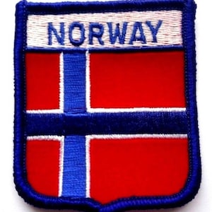 Norway Embroidered Patch