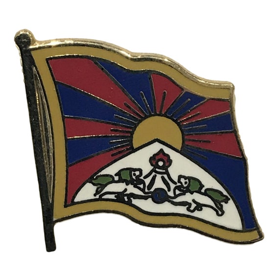 Tibet Flag Lapel Pin Badge 