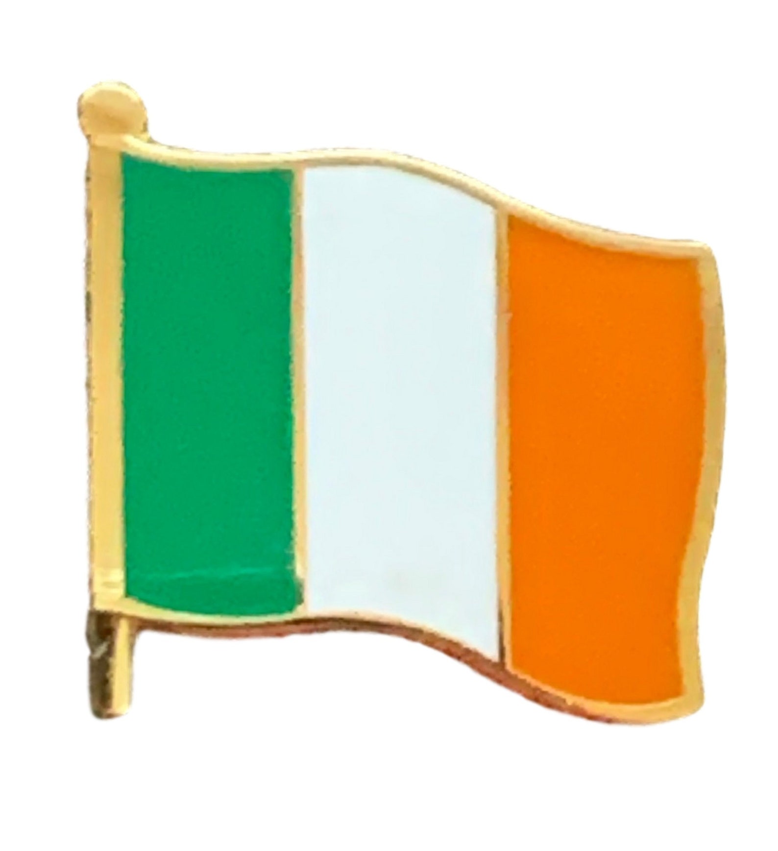 Ireland Flag Tricolours Quality Enamel Lapel Pin Badge T220 Etsy