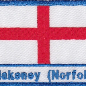 Blakeney (Norfolk)  England Town & City Embroidered Sew on Patch Badge