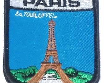 Paris Embroidered Patch