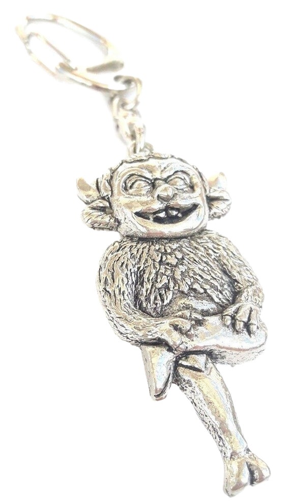 Lincoln Imp Hecho A Mano De Solid Pewter En El Llavero Del Etsy Mexico