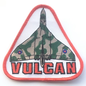 Vulcan Bomber Royal Air Force Military Embroidered Patch