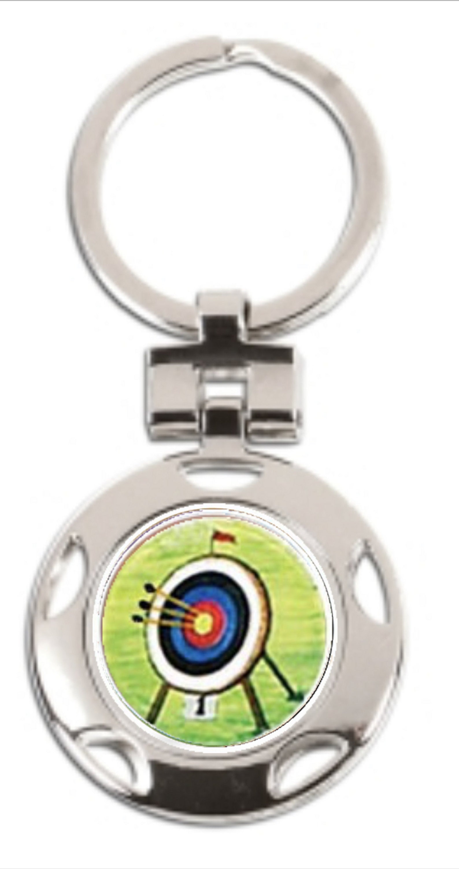 Archery Award Round Keyring in Gift Box C Etsy