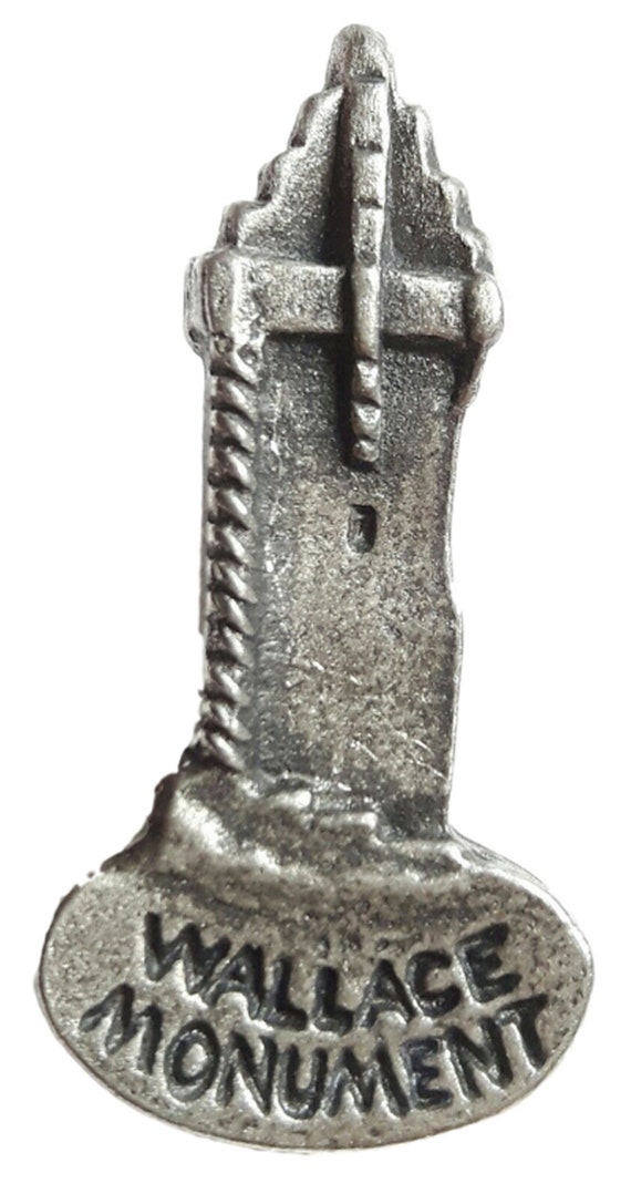 Wallace Monument Tower Hand Crafted Pewter Bottle Stopper Wine Saver 