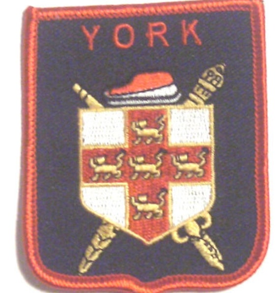 Parche bordado de la bandera del escudo de armas de la ciudad de