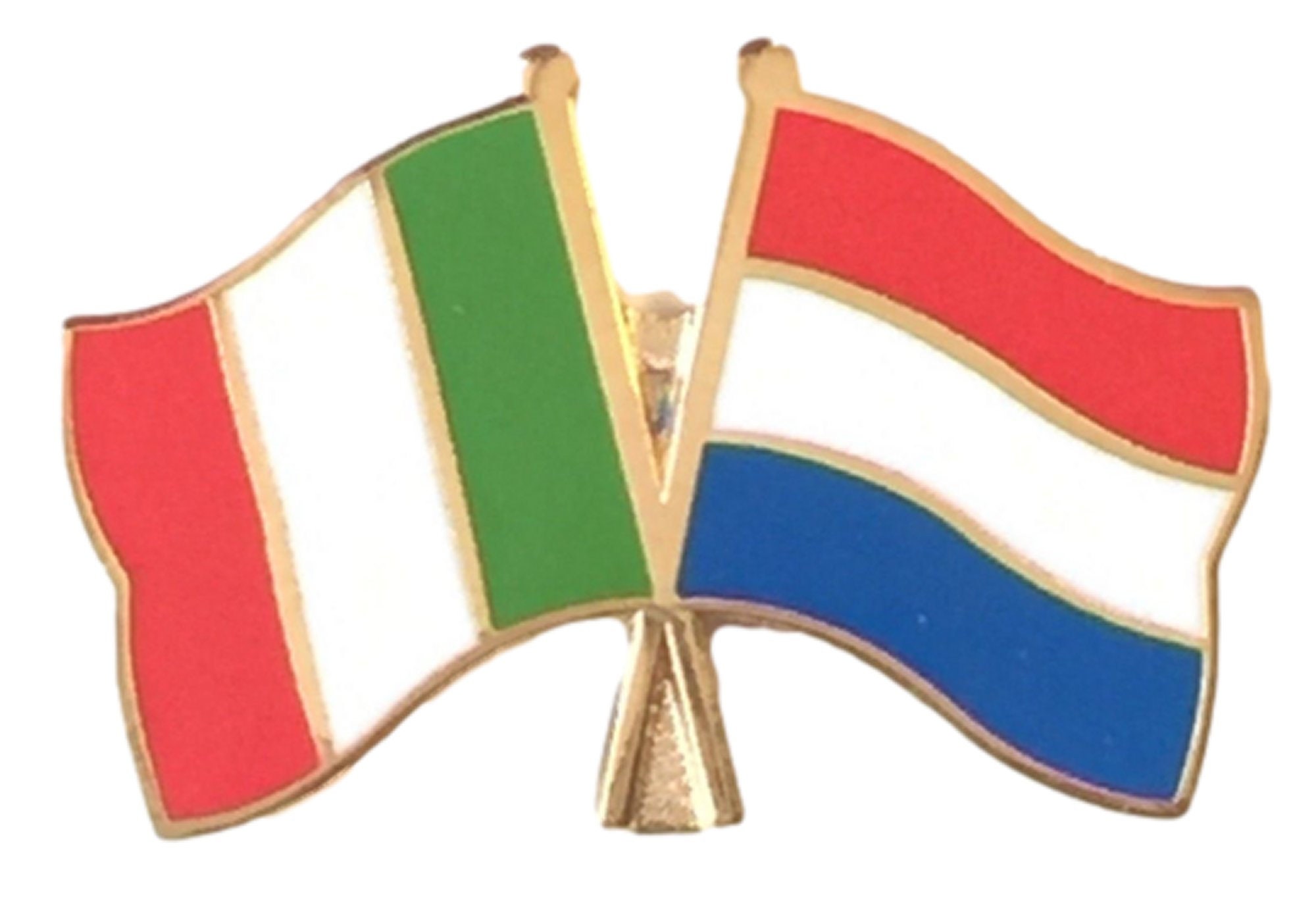 Oman Flag & Wales Flag Friendship Courtesy Pin Badge 