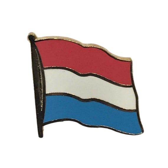 Doodt gewicht effectief Luxemburg National Flag 3/4 Gold Plated Courtesy Enamel Pin - Etsy