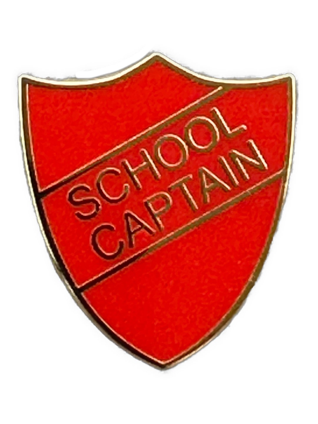 School Captain Red School / College Enamel Lapel Pin Badge - Etsy