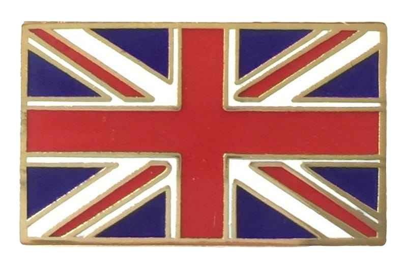 union jack tie pin