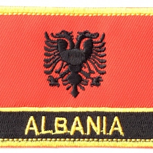 Albanien bestickt Nähen oder Aufbügler Abzeichen
