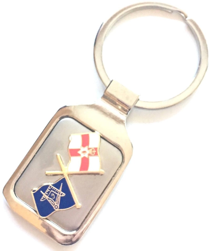Personalised Masonic Crest /& Northern Ireland Crested Key Ring Pouch K148