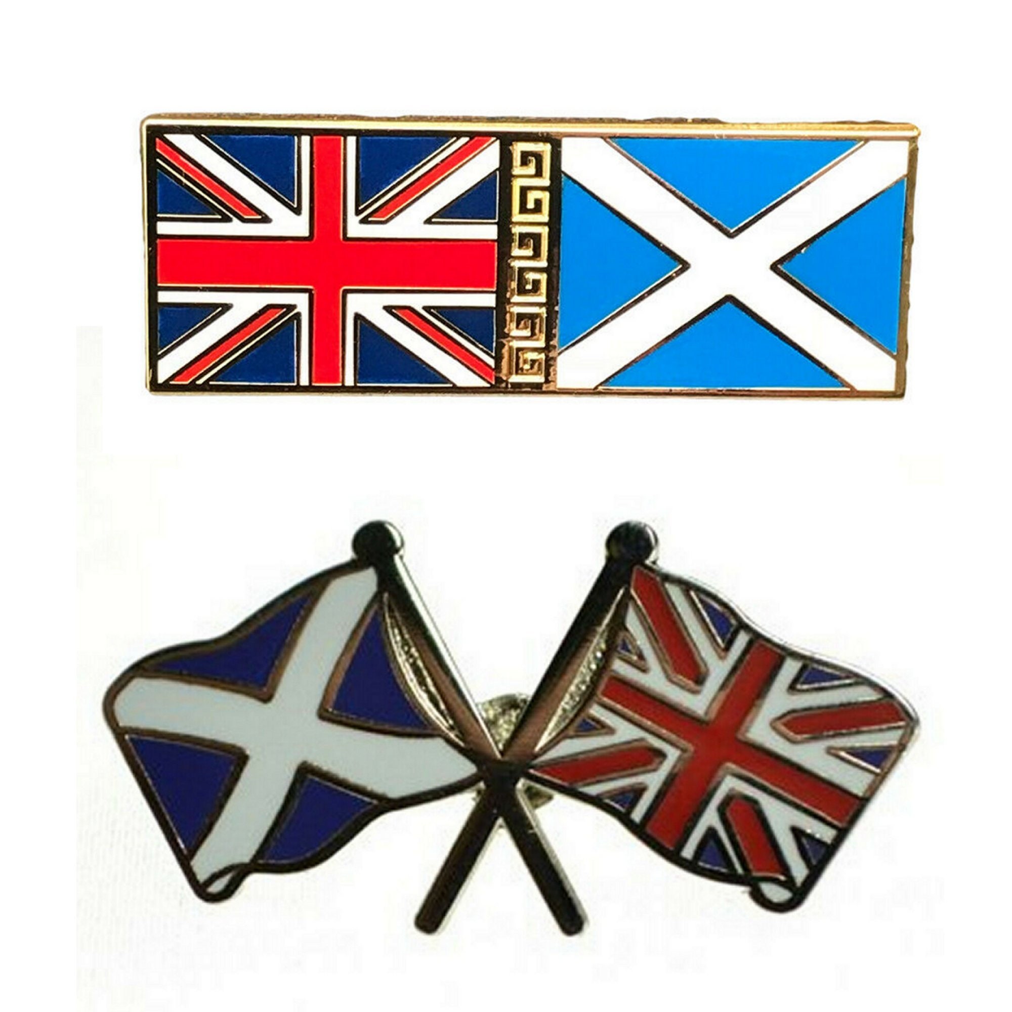 Scotland Saltire & Union Jack Friendship Flags Lapel Pin Badge T 711 Scotland Saltire & Union Jack Friendship Flags Lapel Pin Badge T 711