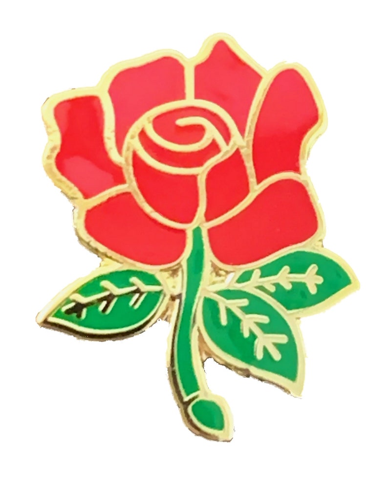 Lancashire County Red Rose English Rose Quality Enamel Lapel Etsy
