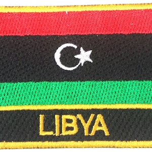 Libya Embroidered Sew or Iron on Patch Badge