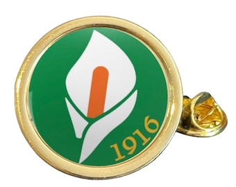 Odznaka na klapę Easter Rising 1916 Lilly Gold Plated w kształcie kopuły w torbie