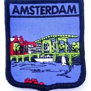 Amsterdam Embroidered Patch