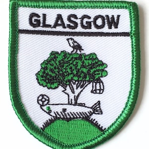 Glasgow Scotland Embroidered Patch (AO62A)