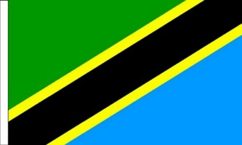 Tanzania Flag suitable for Boats 45cm x 30cm