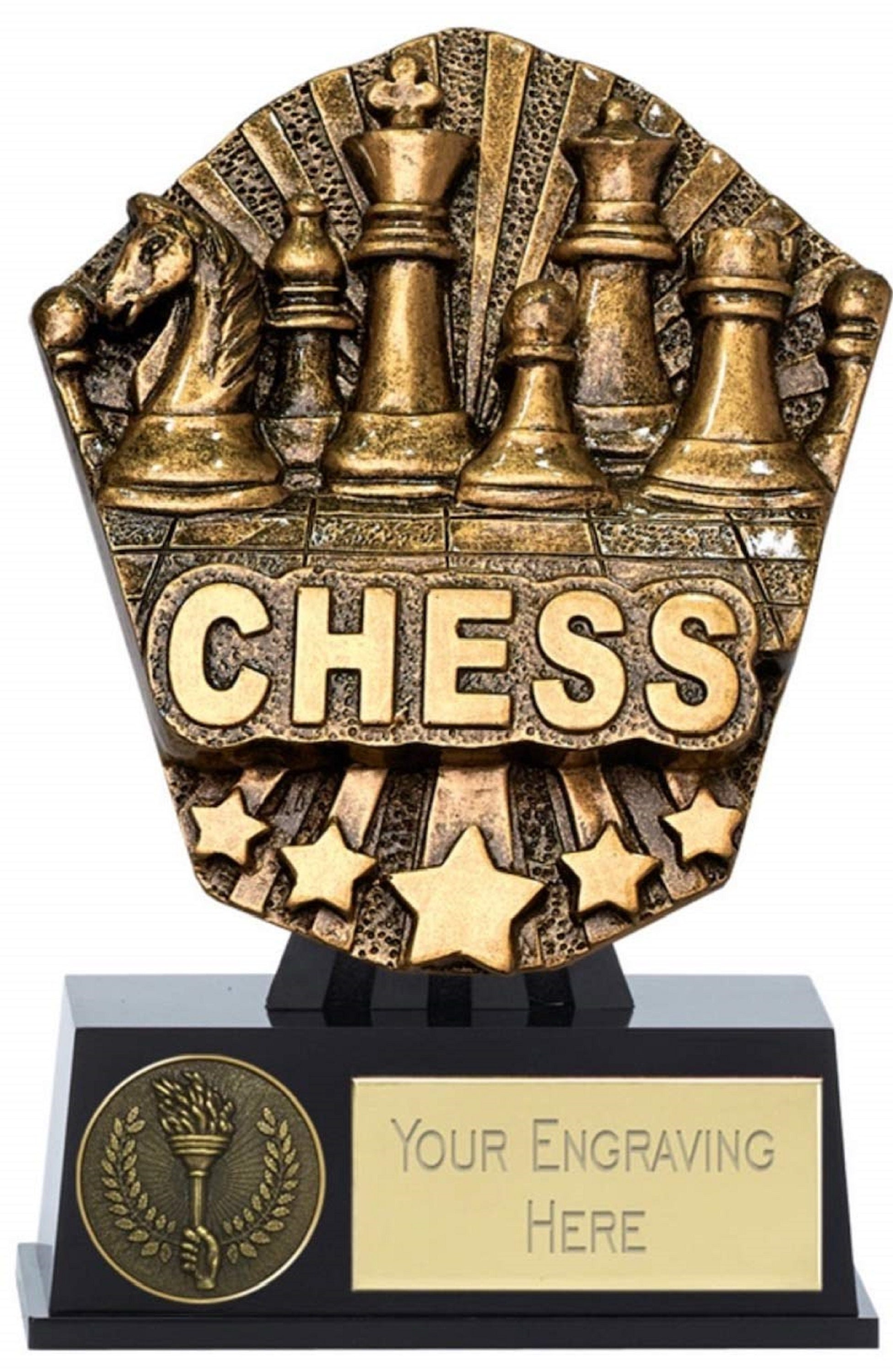 Glenway Cosmos Mini Chess Award Trophy ENGRAVED FREE Size 4 Etsy UK