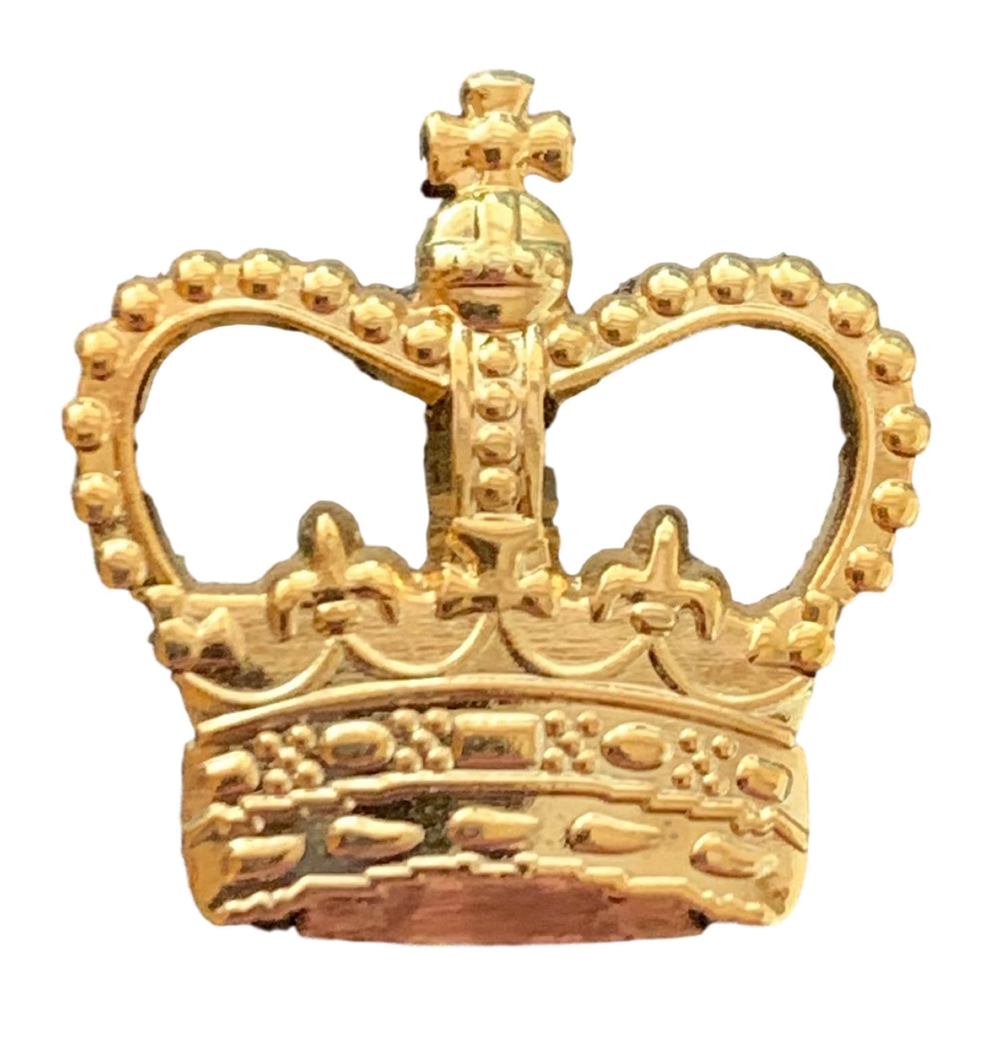 reguleren binnen officieel Buy Royal Crown Queen Gold Plated Royalty Quality Lapel Pin Badge Online in  India - Etsy