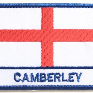 Camberley Embroidered Sew or Iron on Patch Badge