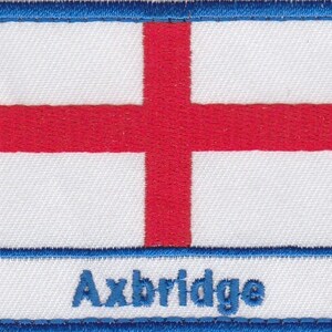 Axbridge  England Town & City Embroidered Sew on Patch Badge