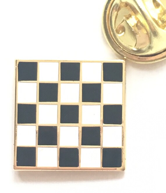 Freimaurer Mosaik Teppich Gold Vergoldet Emaille Revers Pin Etsy