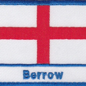 Berrow   England Town & City Embroidered Sew on Patch Badge