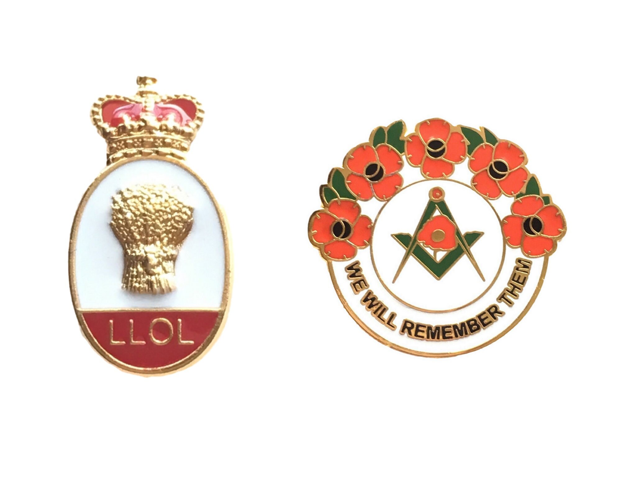 Orange Lodge LLOL Crown and Wheat Sheaf And Masonic We Will Etsy