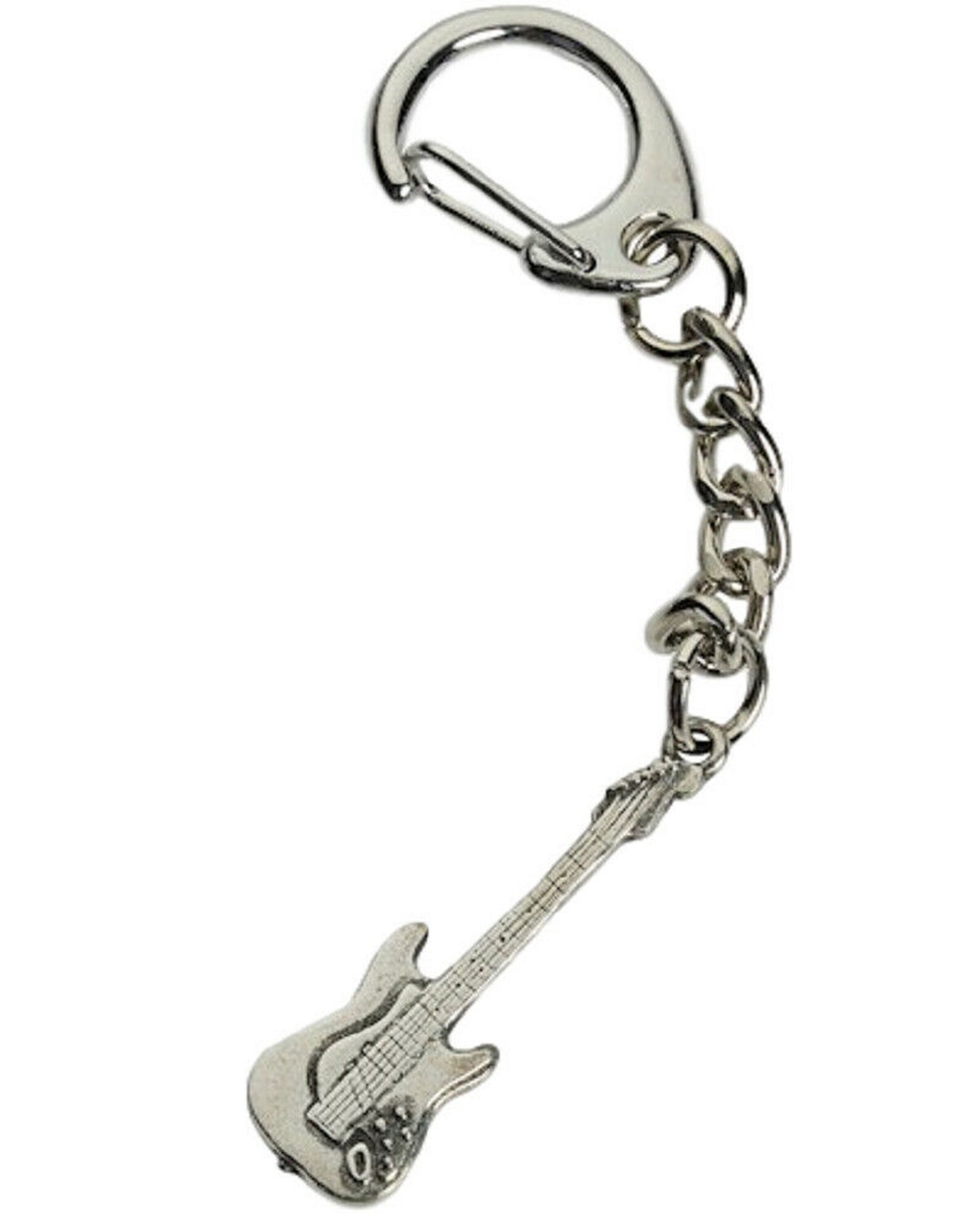 Electric Guitar Key Ring Made From English Pewter WA EGPKR Etsy