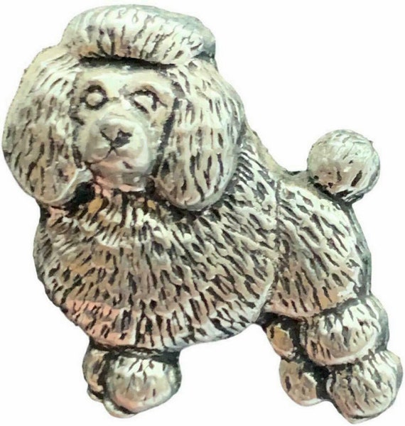 D03 English Pewter POODLE Pet Dog Hat /Tie Badge Lapel Pin Badge D03 English Pewter POODLE Pet Dog Hat /Tie Badge Lapel Pin Badge