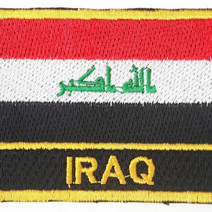 Iraq Embroidered Sew or Iron on Patch Badge