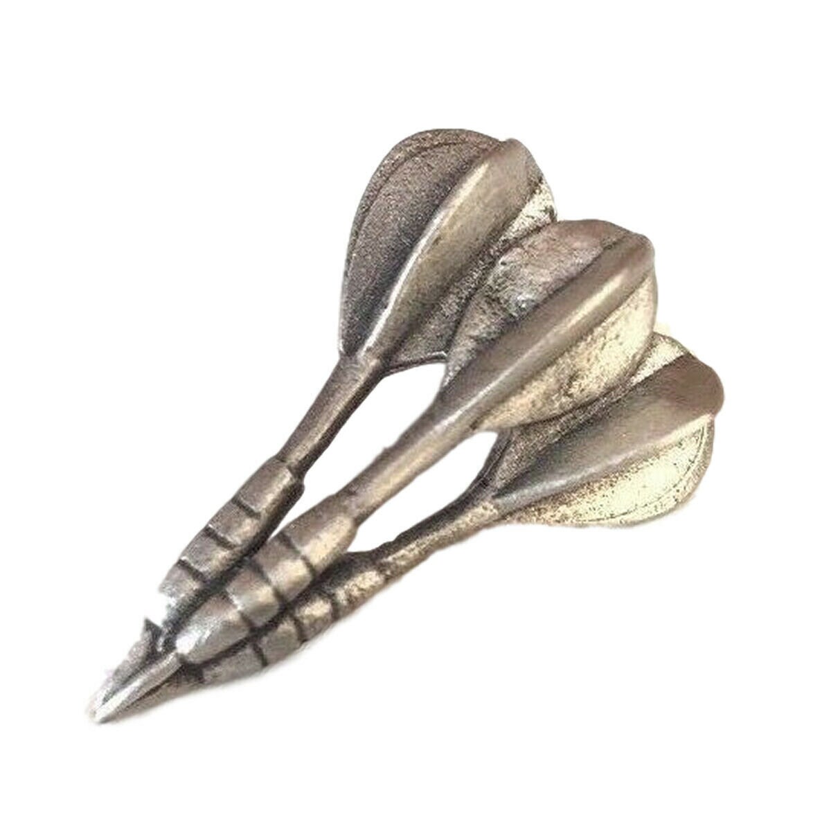 3D Set of Darts Handcrafted From English Pewter Lapel Pin Etsy