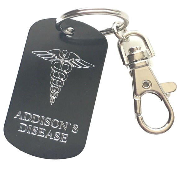 onderbreken Reductor pak Gepersonaliseerde ziekte van Addison SOS medische alert ID-tag | Etsy
