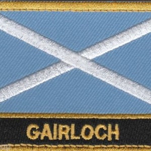 Gairloch Scotland Town & City Embroidered Sew on Patch Badge