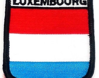 Luxembourg Embroidered Patch