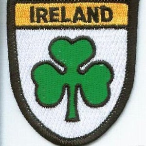 Ireland Shamrock Flag World Embroidered Patch (A082 )