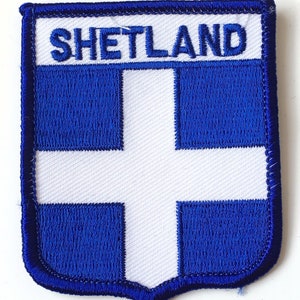 Shetland Scotland Embroidered Patch (A115)