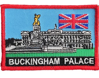 Buckingham Palace London England Embroidered Sew On Patch (T)