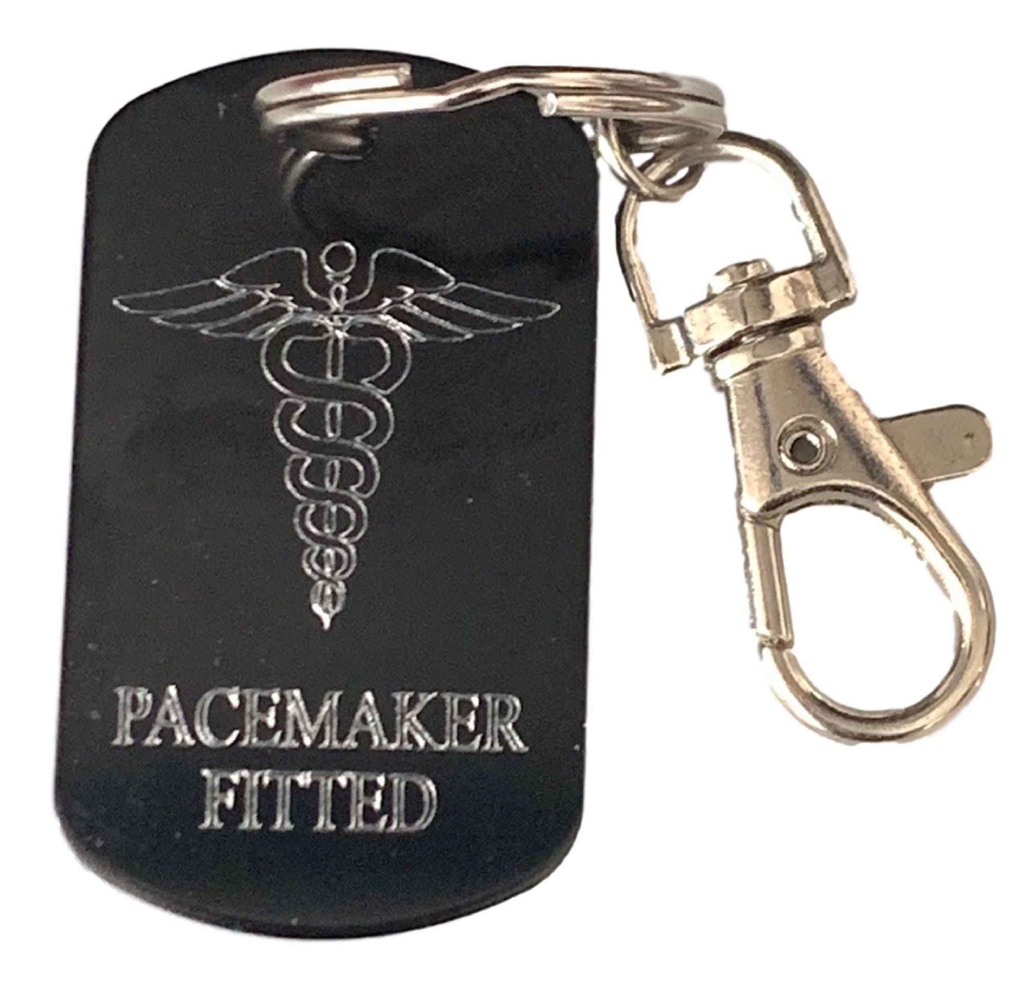 Personalised Pacemaker Fitted SOS Medical Alert ID Tag Key - Etsy Denmark