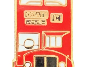 British London Bus Palace Guard Cathedral Button Pin Badge Lapel 4 Set 