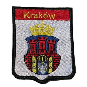 Krakow Flag World Embroidered Patch