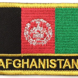 Afghanistan bestickt Nähen oder Aufbügler Abzeichen