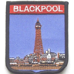 Blackpool Town World Gestickter Aufnäher (A449)