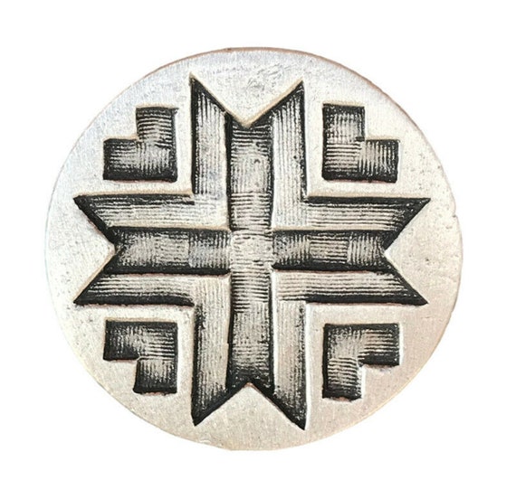 Morning Star Symbol Pin Badge Handcrafted From Lead Free Etsy